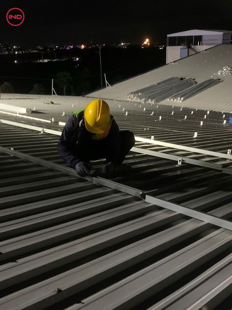 Dự án điện mặt trời áp mái 1668kwp tại Ninh Bình
